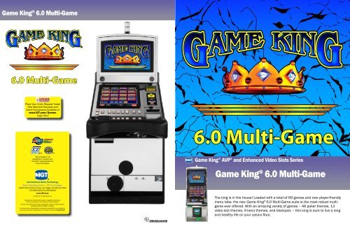 Game King® 6.0 Multi-Game - IGT.com