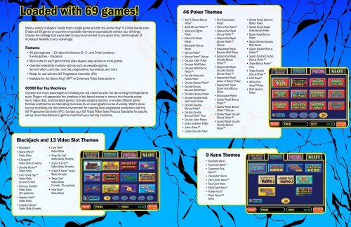 Game King® 6.0 Multi-Game - IGT.com
