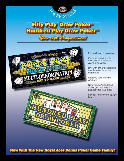 Fifty Play Draw Poker™ Hundred Play Draw Poker ™ Now with ... - IGT