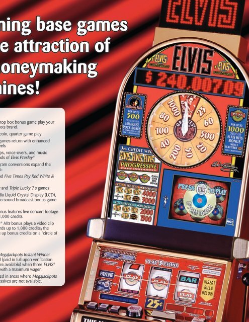 ELVIS® and ELVIS® Hits™ Slots - IGT.com