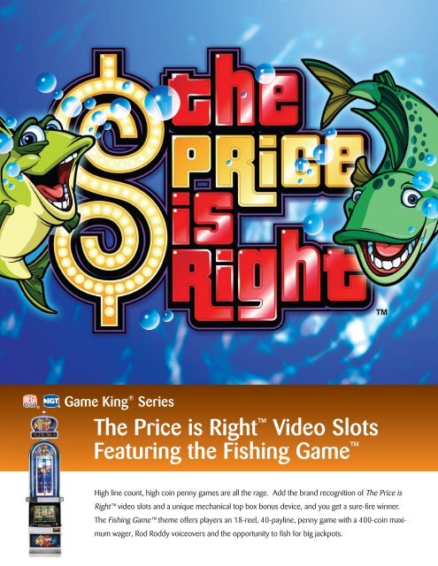 The Price is Right™ Video Slots Featuring the Fishing Game™ - IGT