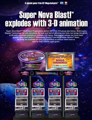 Super Nova Blast!™ explodes with 3-D animation - IGT