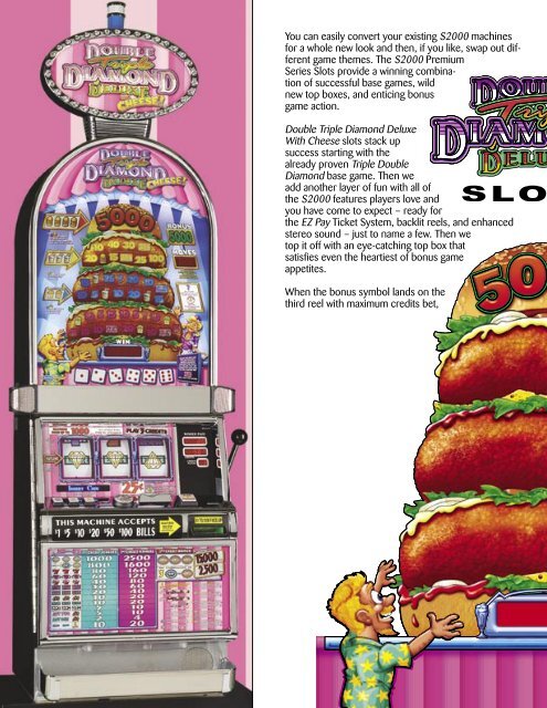 Double Triple Diamond Deluxe With Cheese™ Slots - IGT.com