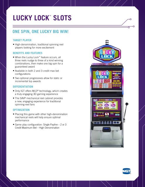 Lucky LOck™ SLOtS - IGT