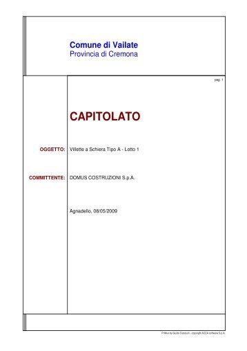 Capitolato pdf - NuoveCostruzioni.it