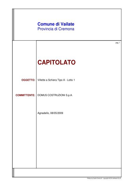 Capitolato pdf - NuoveCostruzioni.it