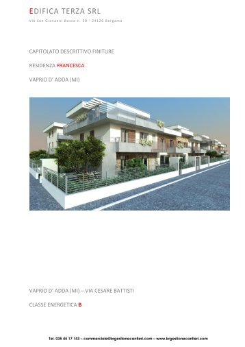 EDIFICA TERZA SRL - Immobiliare.it