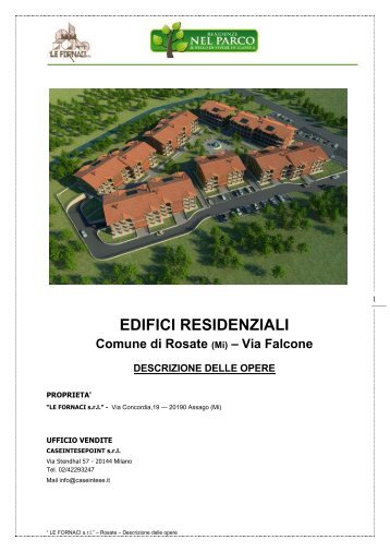 EDIFICI RESIDENZIALI Comune di Rosate (Mi) – Via ... - Immobiliare.it