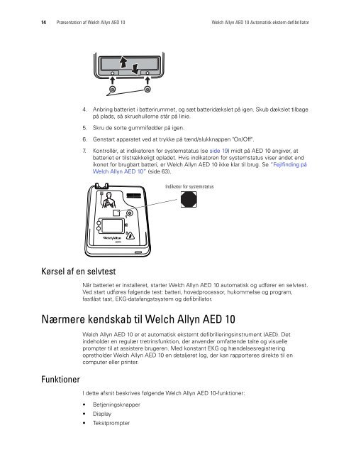 AED 10TM Automatisk ekstern defibrillator - Welch Allyn