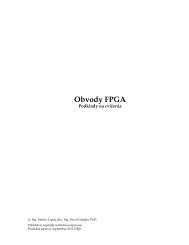 Obvody FPGA - KEMT FEI TUKE