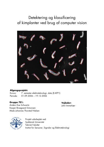 Detektering og klassificering af kimplanter ved brug af computer vision