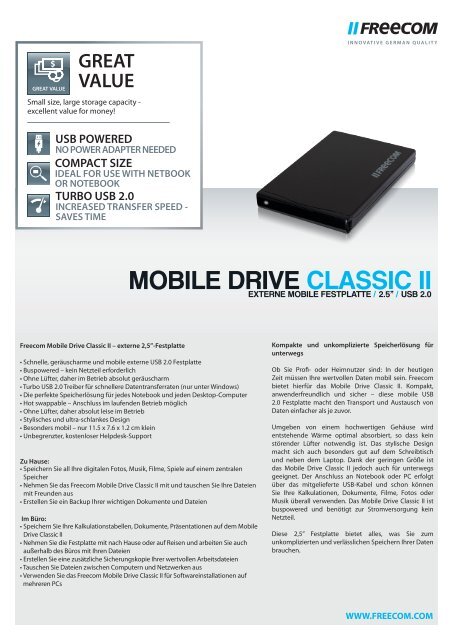 MOBILE DRIVE CLASSIC II