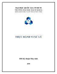 THỰC HÀNH VI XỬ LÝ - Khoa Khoa học và Kỹ thuật Máy tính