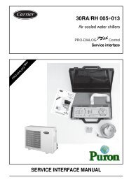 30RA/RH 005÷013 SERVICE INTERFACE MANUAL