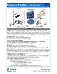 HC60RX Computer Interface - Controller - X10PRO.com