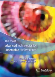 The most Advanced Technologies for ... - CASALE GROUP