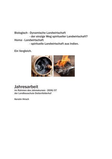 Jahresarbeit