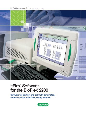 eFlex™ Software for the BioPlex™ 2200 - Bio-Rad