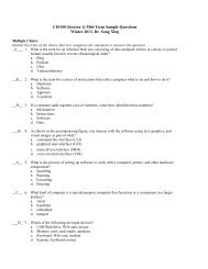 Midterm Sample Questions (pdf) - California State University, Los ...
