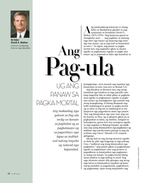 Ang Iyang Katingalahan nga Grasya, p. 10, 12 - The Church of ...