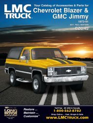 Chevrolet Blazer & GMC Jimmy Chevrolet Blazer ... - LMC Truck