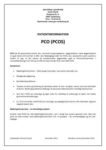 PCO (PCOS)