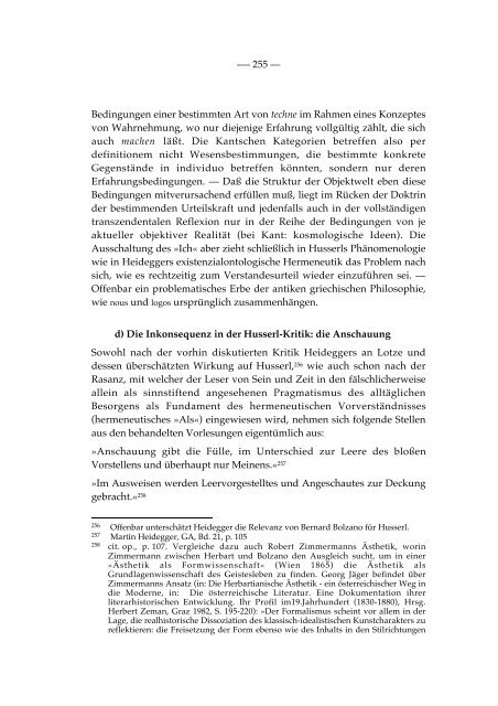 analytik und die dialektik der substanz