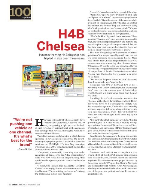 H4B Chelsea - Medical Marketing and Media