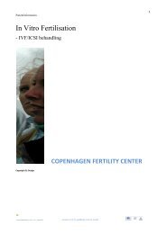 IVF information - Copenhagen Fertility Center