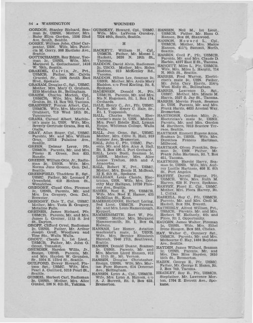 State Summary of ' War Casualties