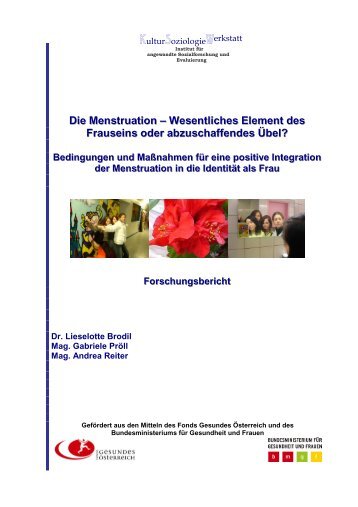 Die Menstruation – Wesentliches Element des Frauseins ... - Schule.at
