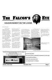 THE FALCON'S EYE - Pfeiffer - Pfeiffer University