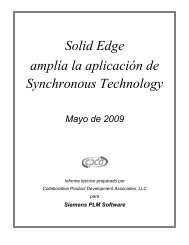 Solid Edge amplía la aplicación de Synchronous ... - Siemens