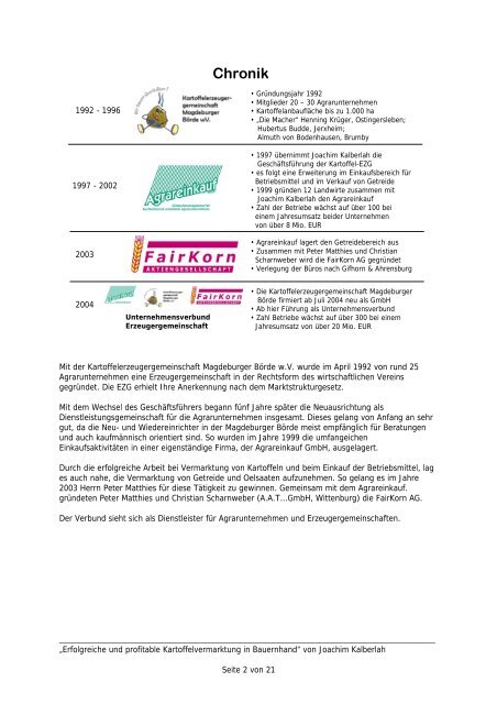 Erfolgreiche und profitable Kartoffelvermarktung in Bauernhand