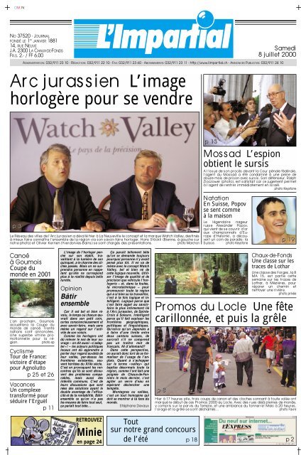 Edition du 8 juillet 2000