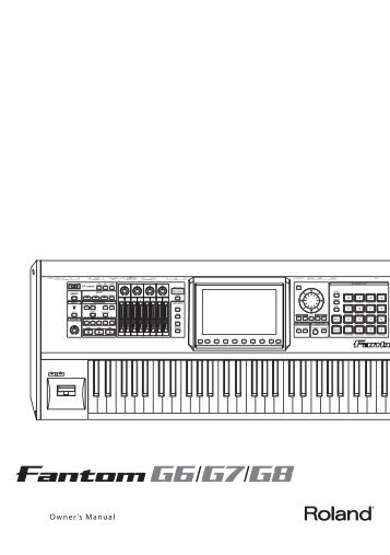 Owners Manual - Roland