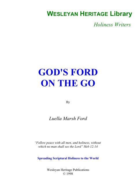 God's Ford On The Go - Media Sabda Org