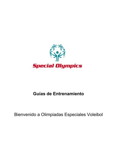 Bienvenido a Olimpiadas Especiales Voleibol - Special Olympics