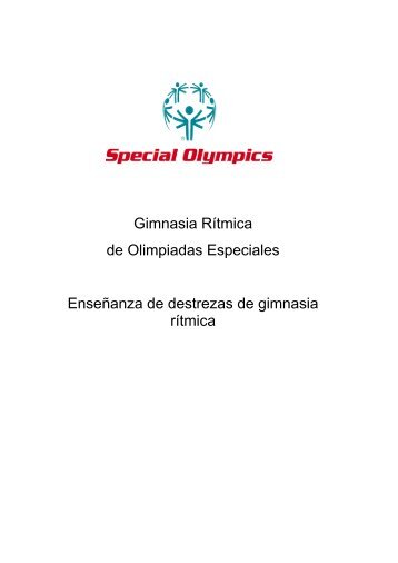 Bienvenido a Gimnasia Rítmica de Olimpiadas ... - Special Olympics