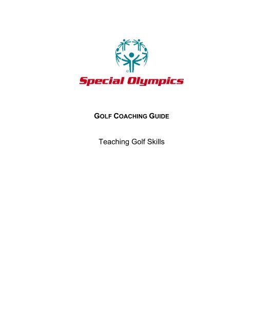 Teaching Sport Skills - Special Olympics