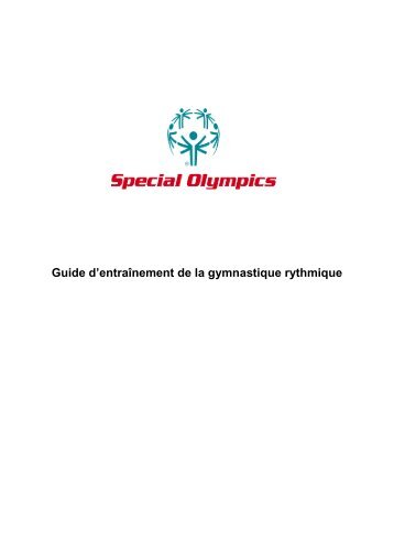 Guide d'entraînement de la gymnastique rythmique - Special Olympics