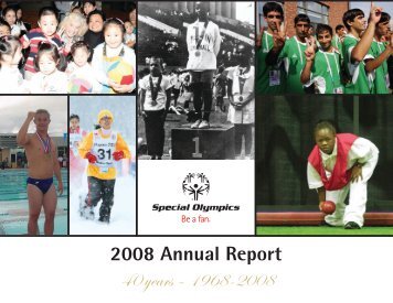 40 years – 1968-2008 - Special Olympics