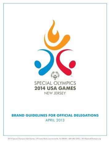 2014 Special Olympics USA Games Brand Guidelines for Official ...