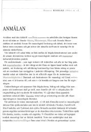 ANMÄLAN - Nordisk Museologi