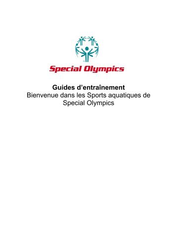 Bienvenue dans les Sports aquatiques de Special Olympics