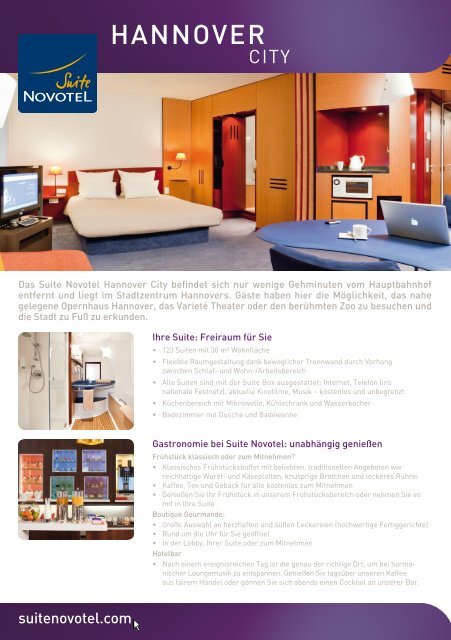 HANNOVER - Suite Novotel hotels