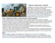 TERNA O BACKHOE LOADER - Teknoring