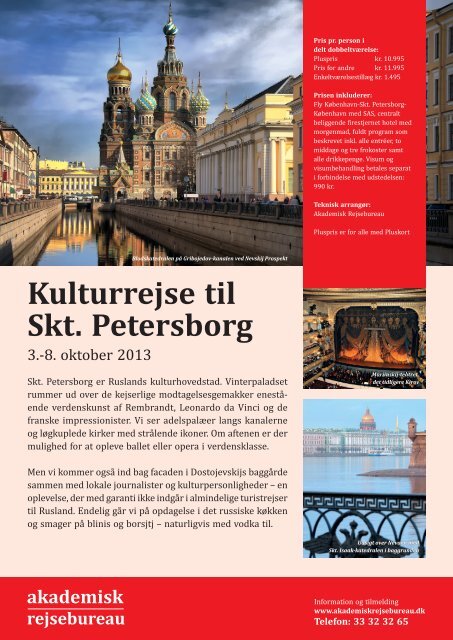 Kulturrejse til Skt. Petersborg - Politiken Plus