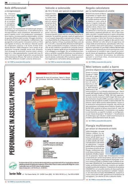 sommario lubrificatori tasti tattili single board dispositivo ethernet ...