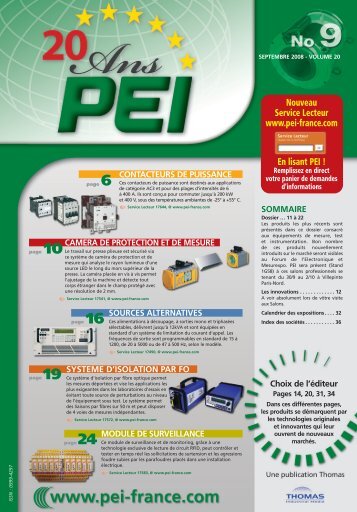 Nouveau Service Lecteur www.pei-france.com En lisant PEI !